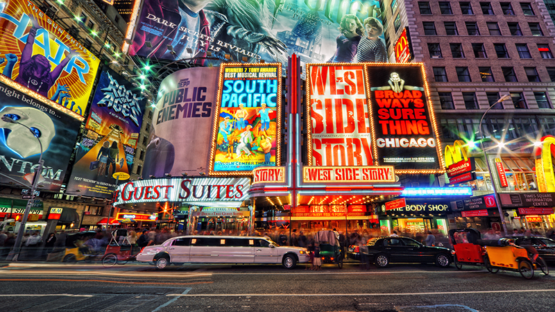 Warst du schon einmal am Times Square?